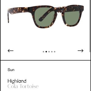 Perfect condition DL Eyewear Highland in Tortoise.